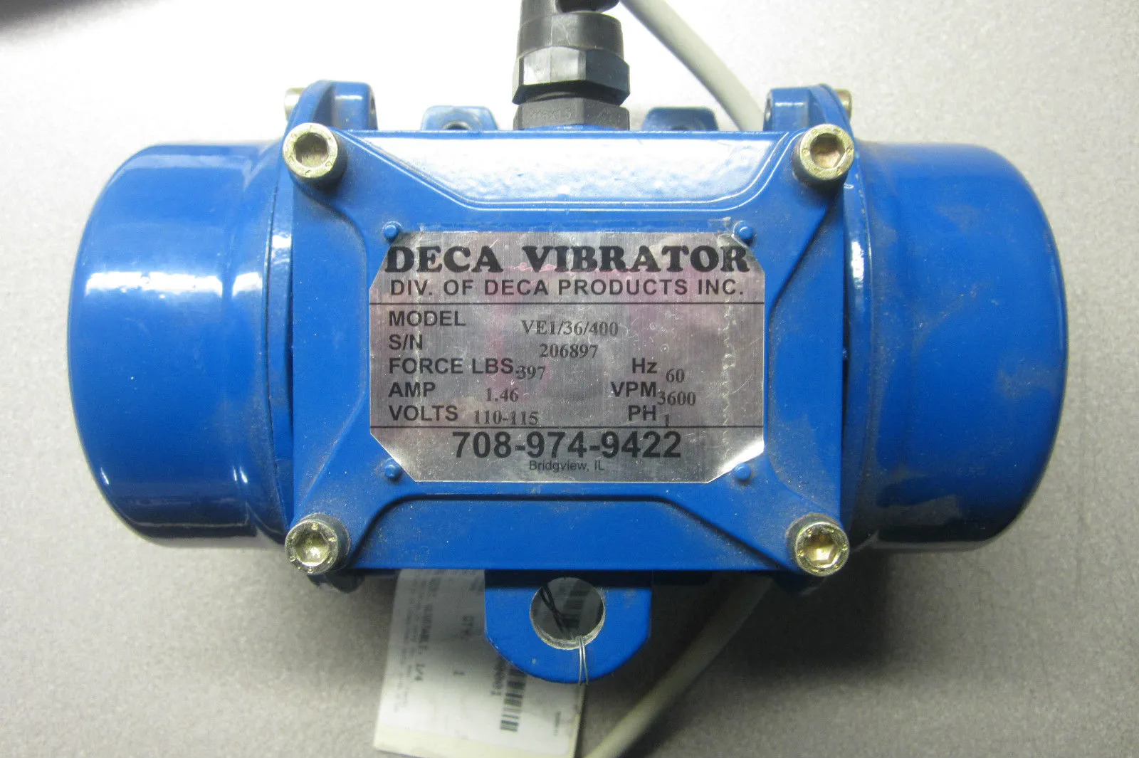 NEW DECA PRODUCTS VE1/36/400 DECA VIBRATOR VE136400