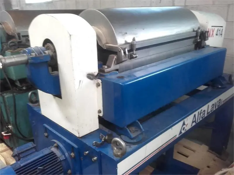 Alfa-Laval UVNX 414B-11G tricanter centrifuge, 316SS.
