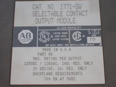 Allen-bradley PLC Modules