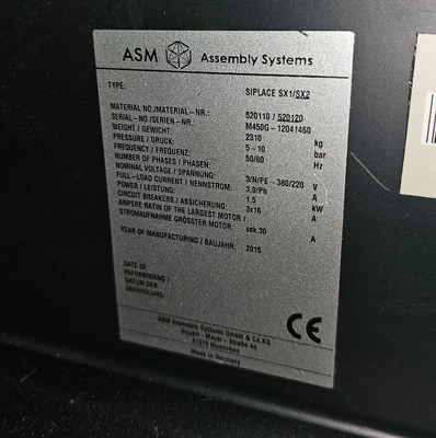 2015 ASM/SIEMENS SIPLACE SX2 PLACEMENT MACHINE Flex Mounter | Tekmart International Inc. (6)