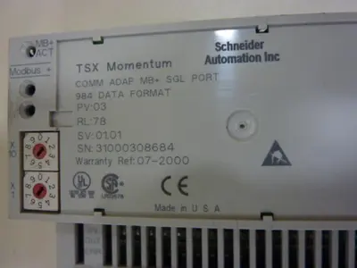 USED SCHNEIDER AUTOMATION INC 170ADM35010