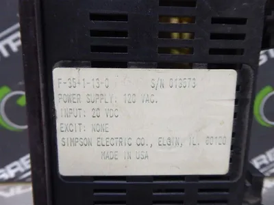 Simpson F-35-1-13-0 Digital Voltage Indicator Used