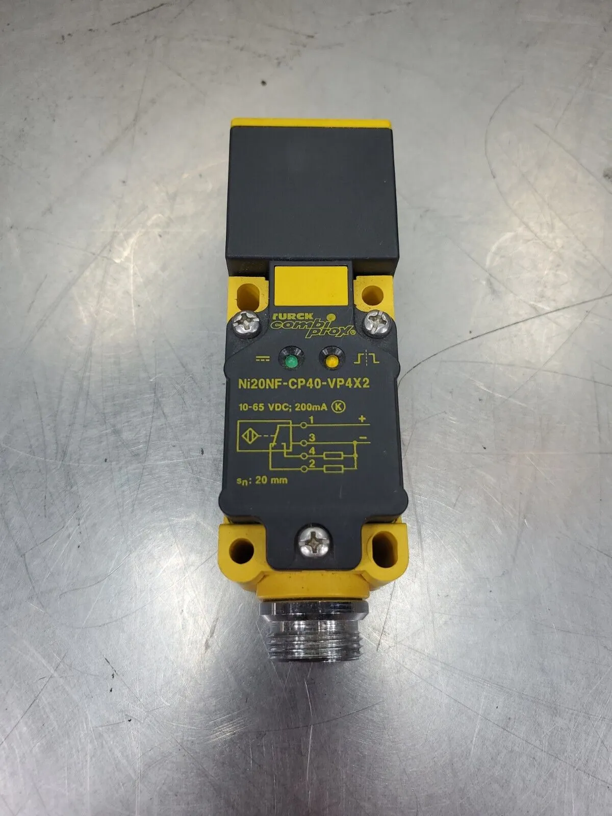 Turck Proximity Switch Sensor Ni20NF-CP40-VP4X2. 5E-14