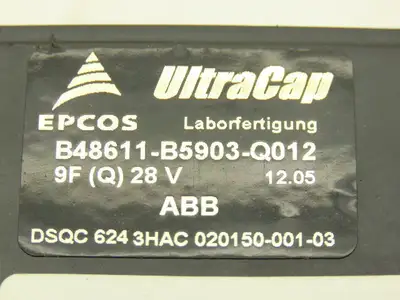 EPCOS B48611-B5903-Q012 UltraCap Capacitor *Short Wires