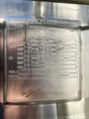 Precision Stainless Industrial Used 316L SS Jacketed Tank