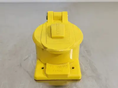 Weatherproof Cover Yellow Polycarbonate