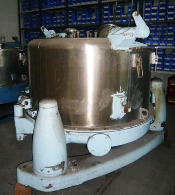 Ellerwerk 736 C perforate basket centrifuge, 316SS.