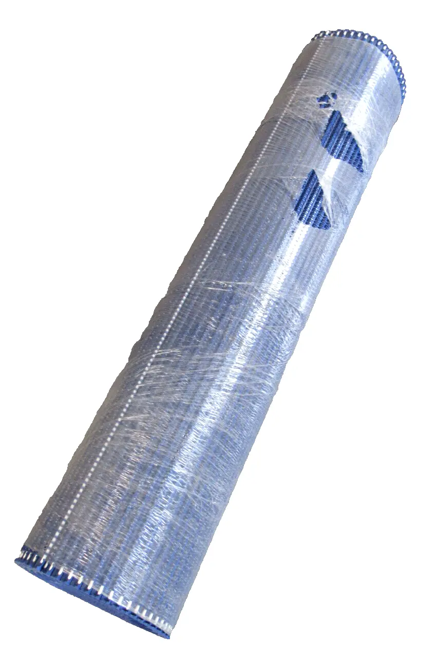 NEW INTRALOX 52202208 FLAT TOP CHAIN SERIES 1100 ACETAL BLUE 14.40FT L 47.9" W