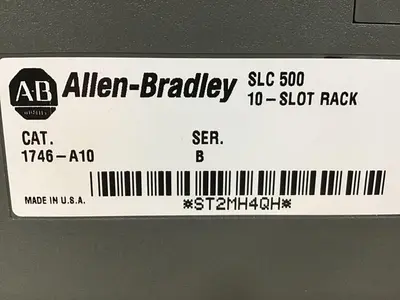 Used ALLEN BRADLEY 1746-P2 SER C / 1746-A10 SER B Panel Mounts Michigan US | Ideal Machinery #1288795