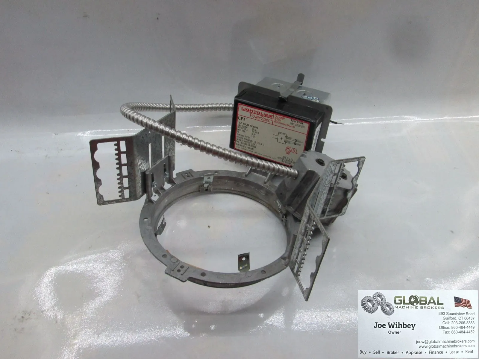 Lightolier 6132 BU Calculite CFL Recessed Downlight 6" Mounting Housing