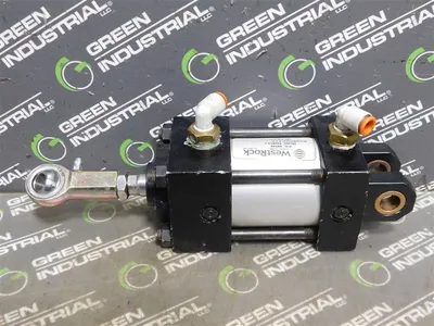 WestRock 66049 Pneumatic Cylinder 324614-1 2" Bore 1" Stroke 250 PSI Max. Used