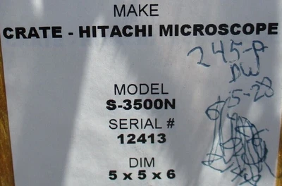 Used HITACHI S-3500N Microscopes California US | TNT Industrial #1244419