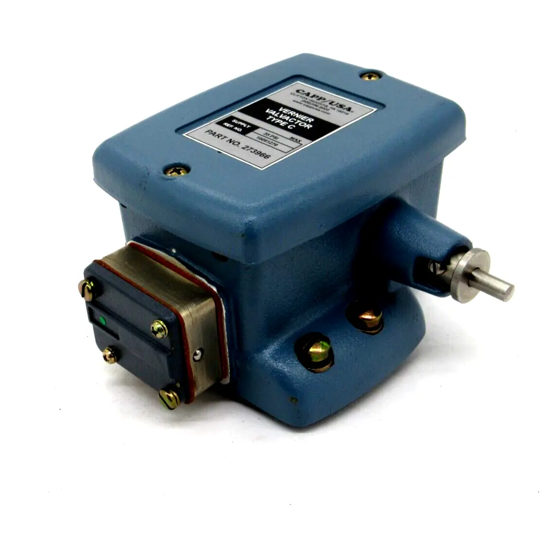 NEW FOXBORO 10091279 VERNIER VALVACTOR TYPE C 273966 35PSI