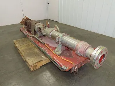 Moyno 2L8 SSQ Stainless Progressive Cavity Screw Pump 4x4" L-Series 5Hp 460V
