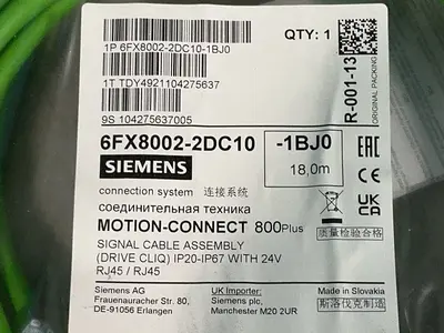 New | in-Stock SIEMENS 6FX80022DC101BJ0 Cable & Wire Ohio US | HGR 24 #1314248