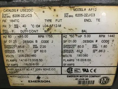 USED EMERSON AF12