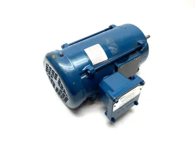 USED BALDOR EXPLOSION POOF ELECTRIC MOTOR 1/0.75HP 3450/2885RPM