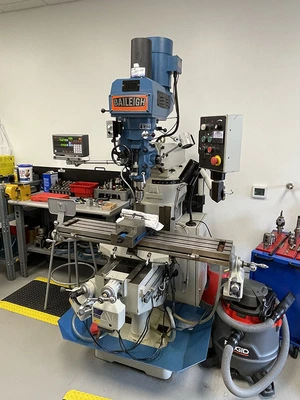 Used 2021 Baileigh VM-949-3, DRO #40PDB,Mitutoyo DRO, Inverter Vari- Horizontal & Vertical Ram Type Mills New Jersey US | Machinery Values #1371753