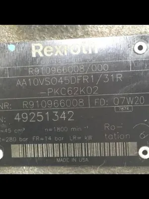 USED REXROTH AA10VS045DFR131RPKC62K02