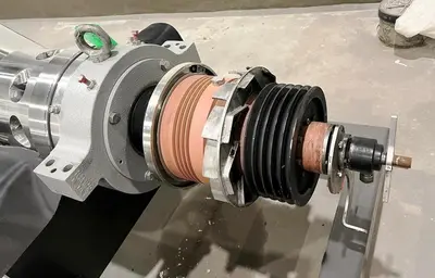 (2) GEA Westfalia ProteinMaster CF 6000 sanitary tricanter rotating assemblies, 316SS.