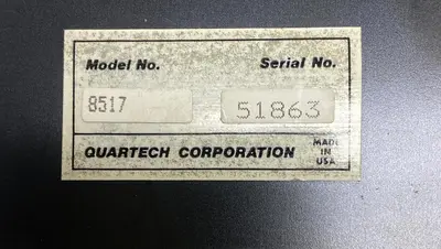 New | in-Stock QUARTECH 8517 Miscellaneous Equipment (Electrical & Power) | Surplus Asset Holdings #1197814
