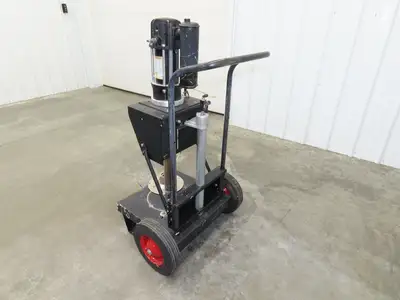 ARO 67120-P43 Pneumatic Extrusion Pump 6549 PSI 5 Gal Pail Lifter Unloader Cart