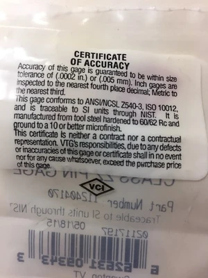 NEW Vermont Gage Does Not Apply