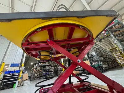 USED SOUTHWORTH 45X45 ERGONOMIC LIFT AND TURN TABLE PLATFORM, BACKSAVER