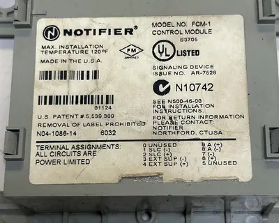 Used NOTIFIER FCM-1 Industrial Controls Ohio US | Surplus Asset Holdings #1239521