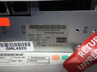 USED KUKA KPS600/200REL