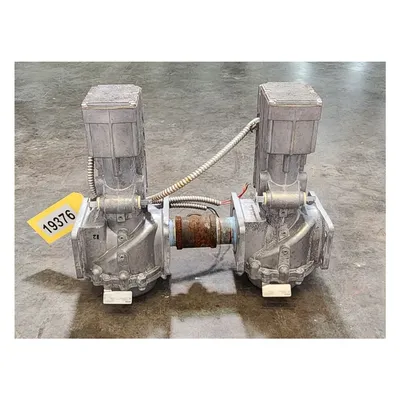 Used Twin 2" ASCO Series V710 Gas Valve Body w/ AH2E Hydramotor Actuator