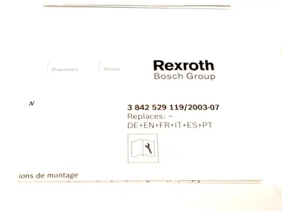 USED BOSCH REXROTH 3 842 529 119, 3 842 532 284