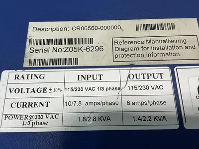 USED KOLLMORGEN CR06560