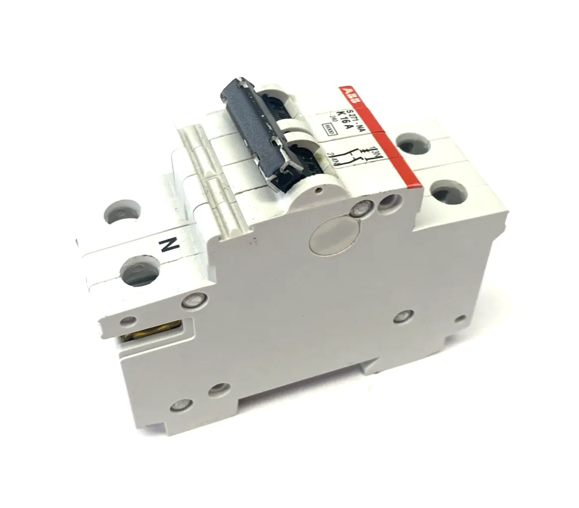 Used ABB Miniature Circuit Breaker 2-Pole DIN Rail Mount Circuit Breakers Michigan US | Maverick Industrial Sales #1389428