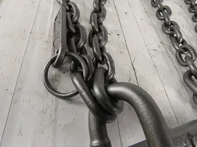 ACCO 98T322 Double Basket Continuous Chain Sling 3/8" X 5'7" 18400Lb at 60°