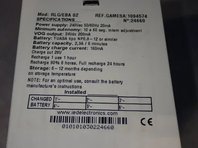 Used GAMESA RLG/EBA 02 AC/DC Power Supplies Ohio US | HGR 24 #1187110