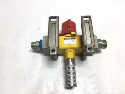 SMC VHS50-06-XG-X2127 Pneumatic Safety Lockout Shutoff Valve w/Silencer Press 0.1-1.0MPa