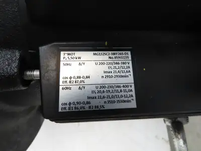 Grundfos MTR45-8/1-1 A-J-A-HUUV Immersion Pump 5.5kw 230V 3PH 1050L/min 3"Flange