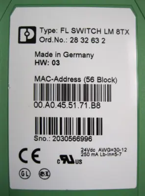 USED Phoenix Contact FL Switch LM 8TX