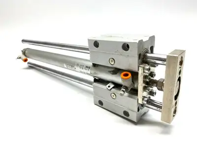 Used SMC GUIDED CYLINDER Pneumatic Cylinders | Maverick Industrial Sales #1115186