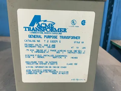 Used ACME TRANSFORMER T253009S Transformers Ohio US | HGR 24 #1316452