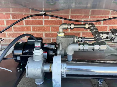 Used SANI MATIC STAINLESS STEEL 400 L COP SYSTEM PARTS WASHER SKID W/ HEATING, PUMP Parts Washers California US | Equipment Lab #1461704