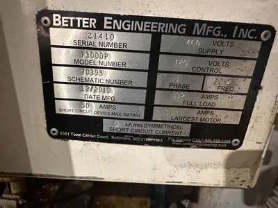 2010 BETTER ENGINEERING F3000P Cabinet Washer | Benchmark Machine Tools (5)