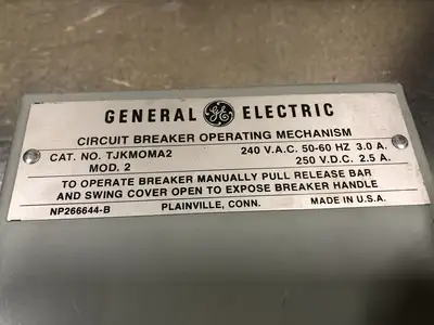 USED GENERAL ELECTRIC NO. TJKMOMA2