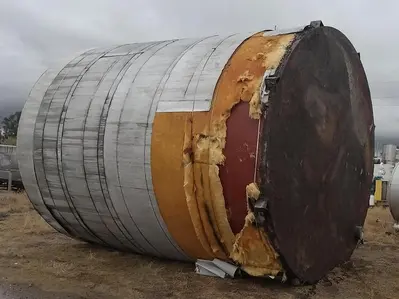 Tank, 10,000 Gallon, Carbon Steel, Insulated - #S744882