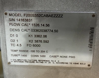 New | in-Stock Emerson Micromotion F200S352CABAEZZZZ Meters - Misc Indiana US | J&J Industrial Supply #1424196