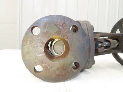 Powell 1793C Cast Iron Gate Valve 2" Flanged Rising Stem Class 125 Bronze Disc
