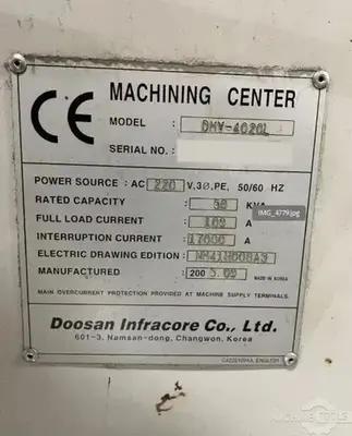 USED 2005 DAEWOO DMV-4020L