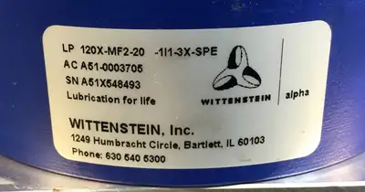 Used WITTENSTEIN LP120X-MF2-20-1I1-3X-SPE Speed Reducers South Carolina US | Palmetto Automation #1158527