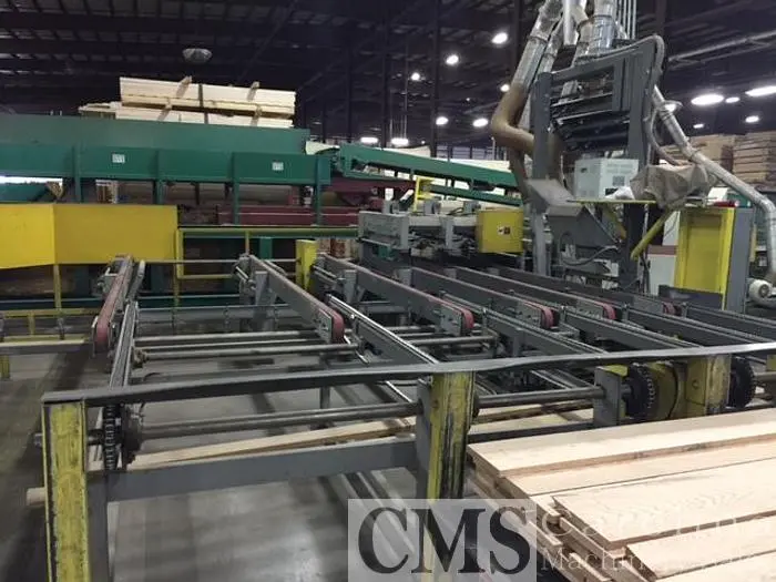 Used MEREEN JOHNSON 441 RIP SAW WITH CAMERON AUTOMATION INFEED Rip Saws | CAROLINA MACHINERY SALES #420796